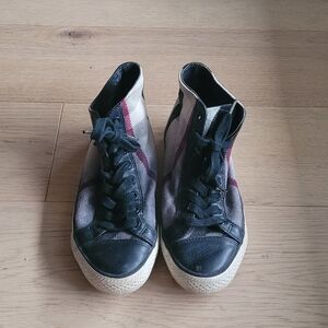 Burberry Nova Check Canvass Sneakers